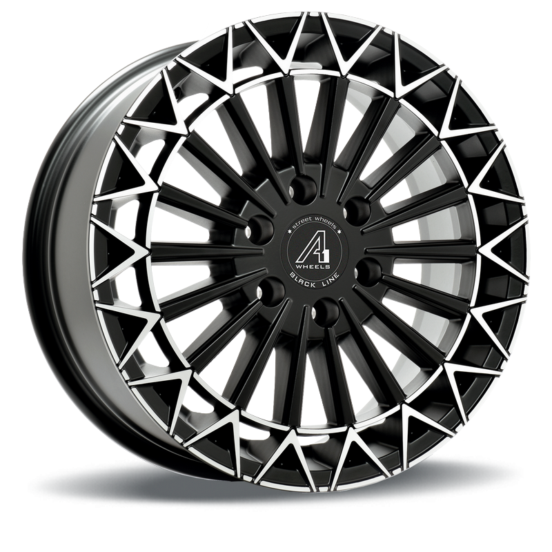 Felgen A1 Wheels MT53 schwarz poliert