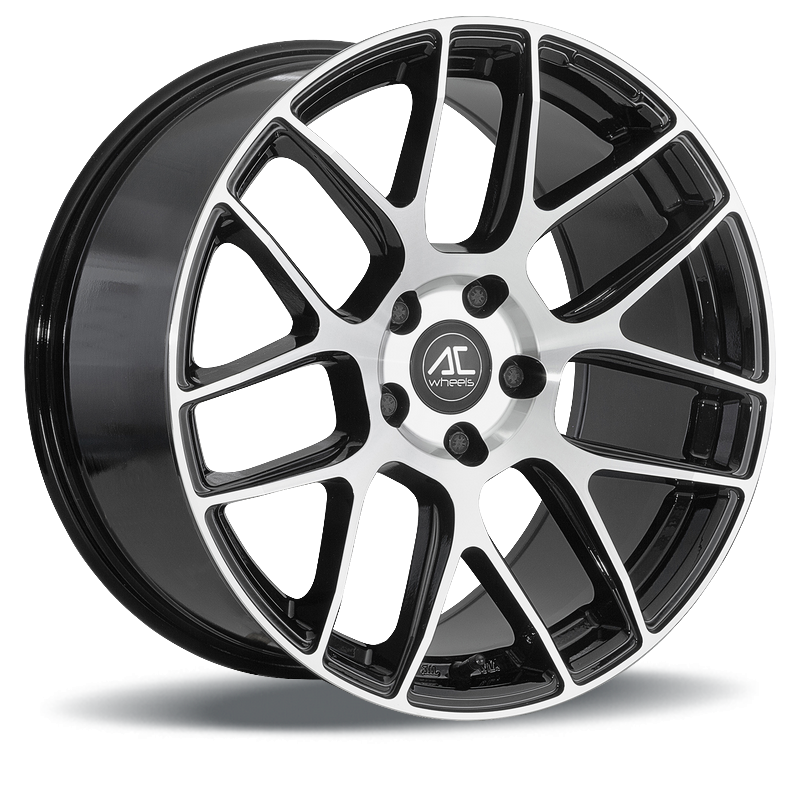 AC Wheels FF046 - dark shiny black, face polished