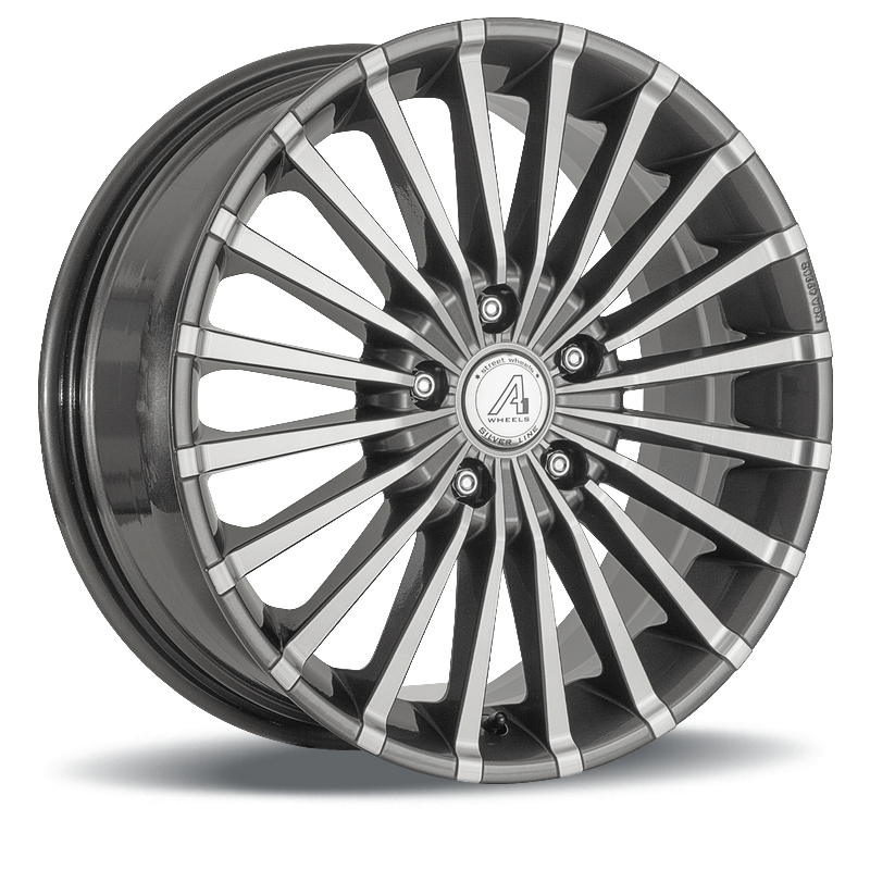 Felgen A1 Wheels Maquis anthrazit grau poliert