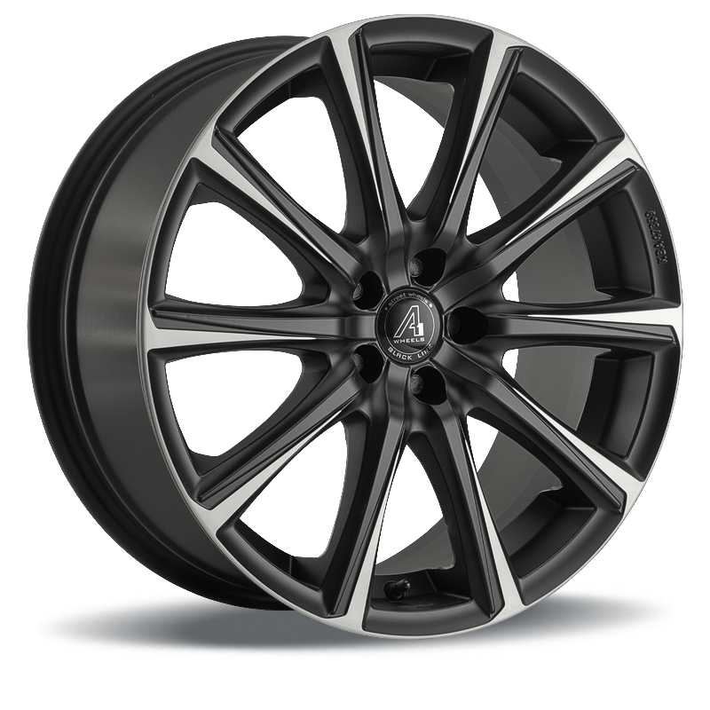A1 Wheels Siarnaq - matt black, face matt polished