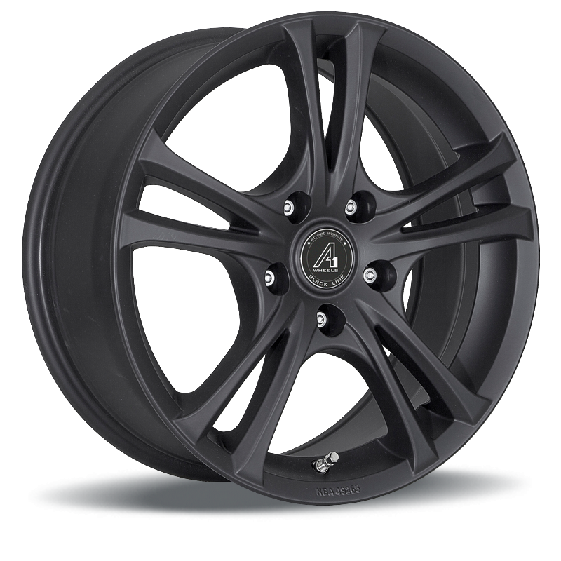 A1 Wheels Twinspoke-5 - matt black