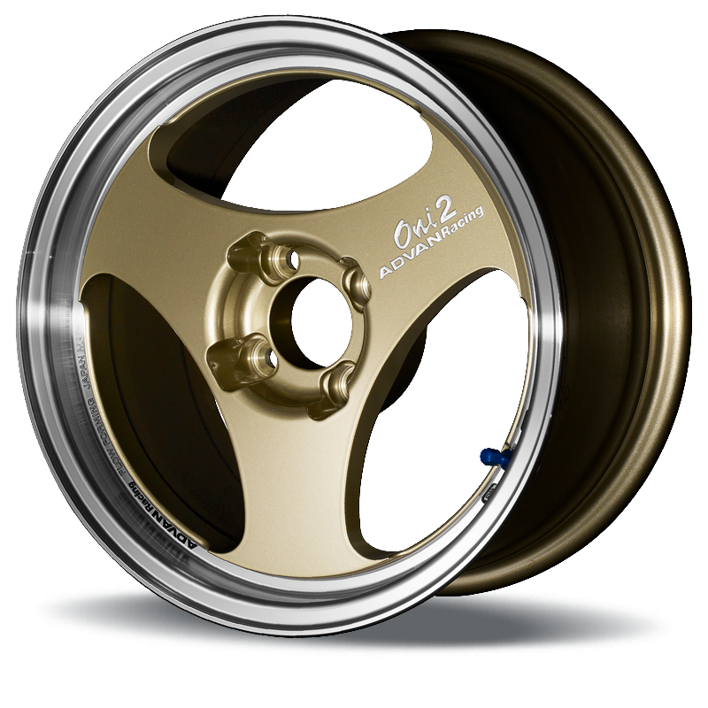 Felgen ADVAN Racing Oni2 gold poliert