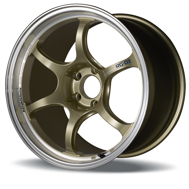 Felgen ADVAN Racing RG-D2 gold poliert