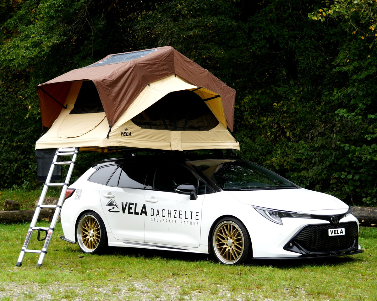 zelt auf dach auto VELA Dachzelt