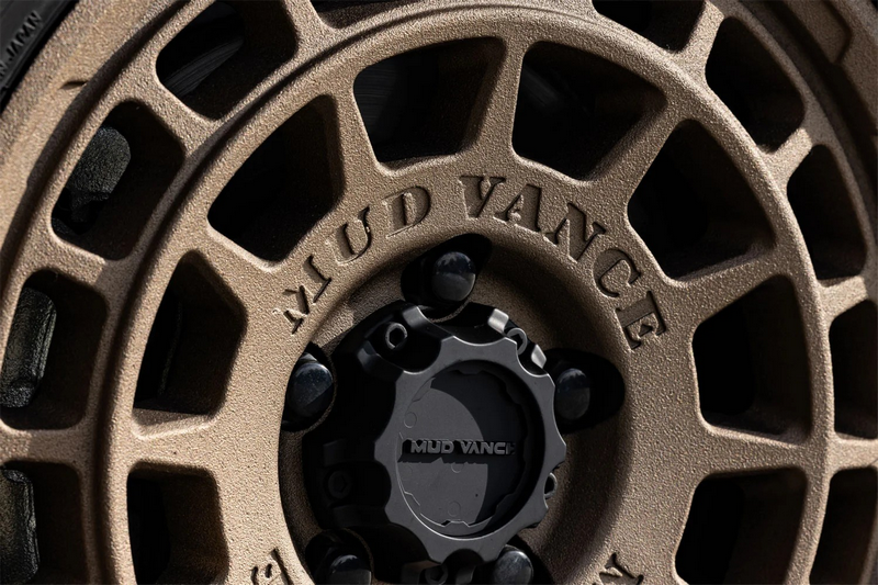 Detailfoto von Felge WEDS Adventure Mud Vance X Typ F in flint bronze.