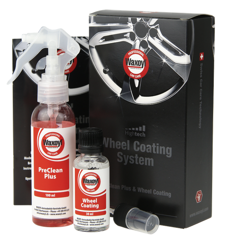 Ein professionelles Beschichtungsmittel zur Versiegelung von Felgen.